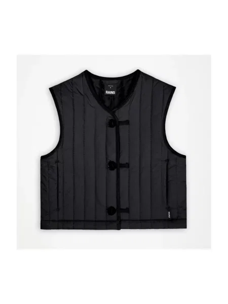 Krátky vesta Rains čierna