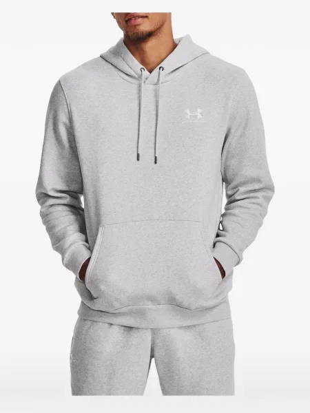Hanorac cu glugă Under Armour din fleece gri