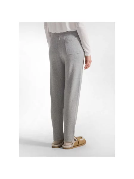 Pantaloni Deha tricotate gri
