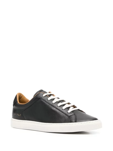 Sneakerși Common Projects din piele negru