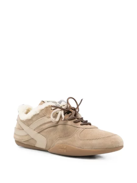 Top Miu Miu din piele de oaie