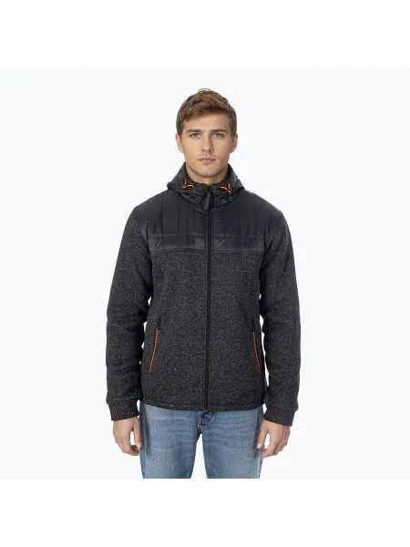 Hybridní bunda Aulp Bukai black černá