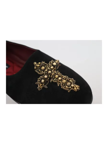 Półbuty Dolce And Gabbana zamszowe czarne