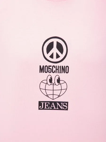 Футболка Moschino рожева