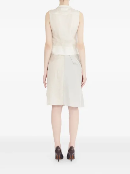Bluză Maison Margiela fără mâneci plisată
