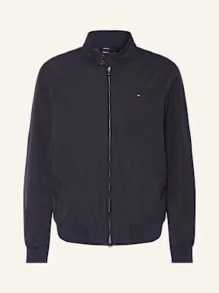 Tommy Hilfiger Bunda bomber Harrington Tmavomodrá černá