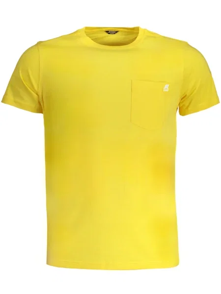 Scurt tricou K-way cu mâneci scurte galben
