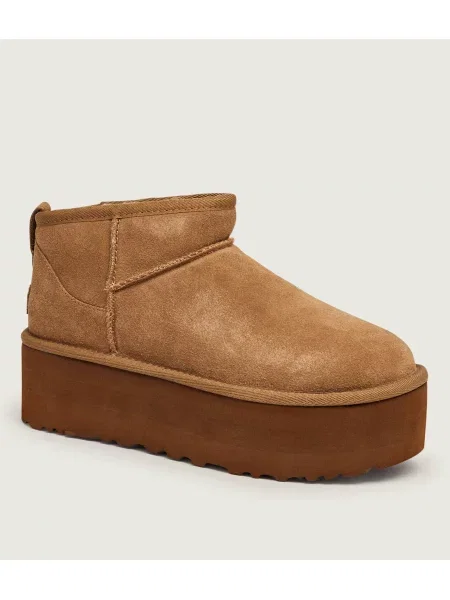 UGG Bocanci Classic Ultra Mini | piele întoarsă maro