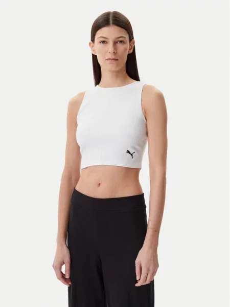 Crop top Puma biały