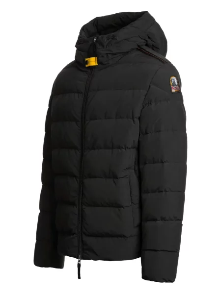 Geacă cu puf Parajumpers cu glugă negru