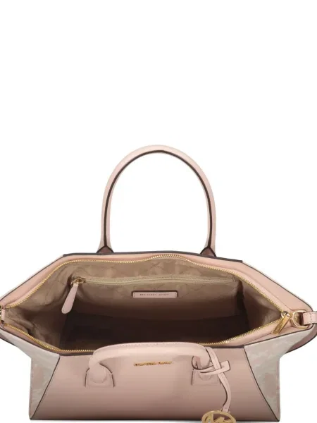 Geanta de piele Michael Kors din piele roz
