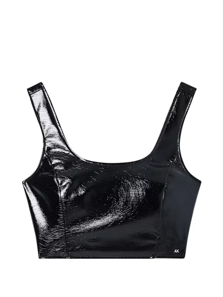 Decupat top Armani Exchange negru