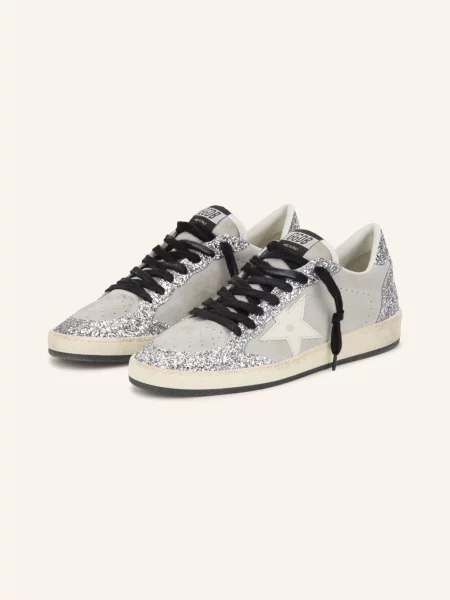 Golden Goose Sneakersy Ball Star černošedá / stříbrná bílá