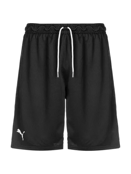 PUMA Pantaloni sport Hoops Team Practice negru alb