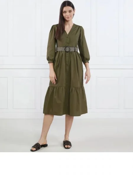 Liu Jo Rochie cu cordon kaki