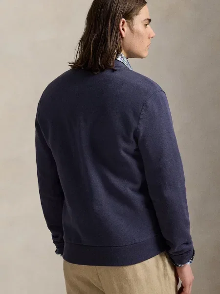 Polo Ralph Lauren bluza z aplikacją niebieski