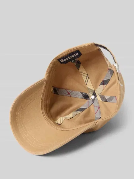 Barbour czapka bejsbolówka męska beżowa