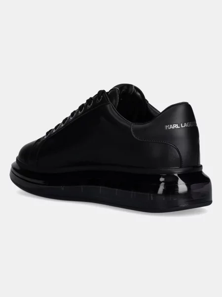 Кожаные кроссовки Karl Lagerfeld черные