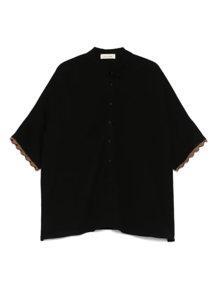 Polo Moutaki din jerseu negru