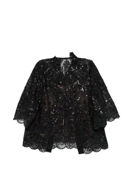 Flitteres felső Elie Saab fekete