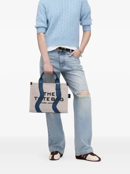 Geantă Marc Jacobs din canvas