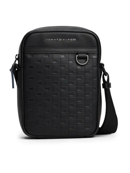 TOMMY HILFIGER Geantă de umăr negru