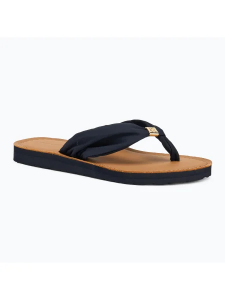 Női flip-flop papucs Tommy Hilfiger Elevated Beach Sandal space blue. Méret: 38 EU kék