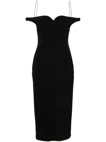 Rochie midi Philosophy Di Lorenzo Serafini până la genunchi de costum negru