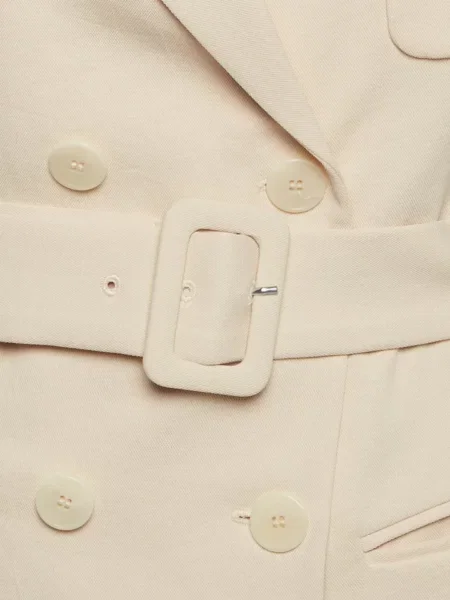 Cu centură rochie mini Sandro fără mâneci