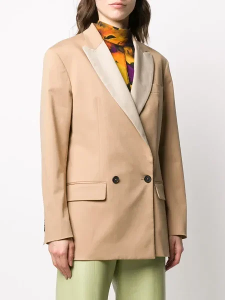 Marynarka Msgm dwurzędowa brązowa