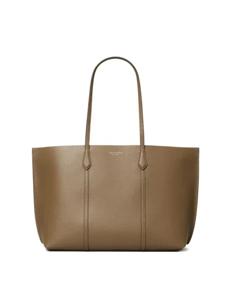 Shopperka Tory Burch skórzana brązowa
