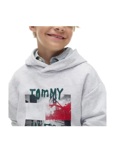 Mikina Tommy Hilfiger sivá