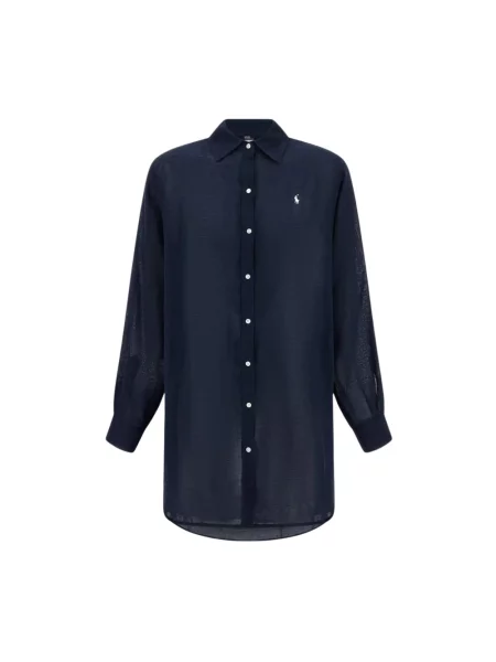 Sukienka koszulowa Polo Ralph Lauren niebieska