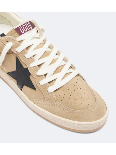 Superge Golden Goose Ball Star iz semiša bež
