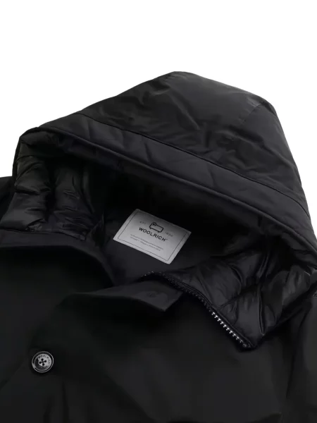 Geacă Woolrich cu glugă negru