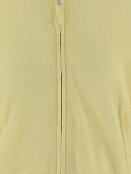 Cardigan Allude cu glugă galben