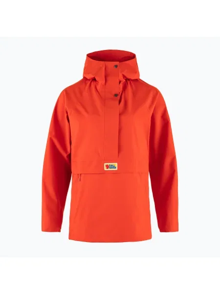 Дамско яке за дъжд Fjällräven Vardag Hydratic Anorak flame orange оранжево