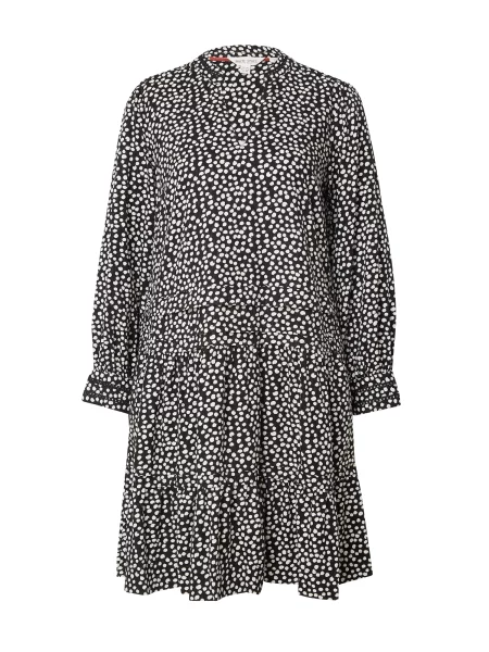 WHITE STUFF Rochie Clover negru alb