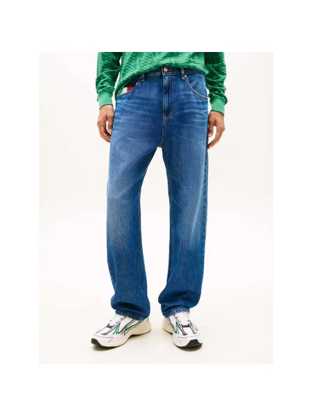 Džínsy Tommy Jeans modrá