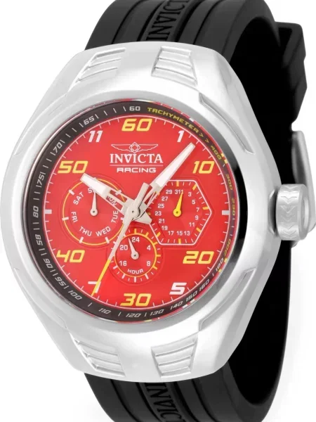 Часовник Invicta червено