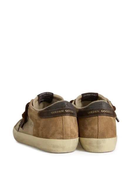Велурени маратонки Golden Goose златисто
