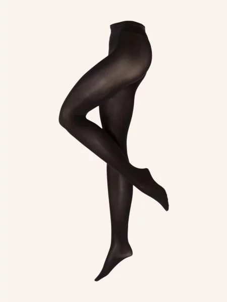 Wolford Punčocháče Velvet De Luxe 66 Komfort černá