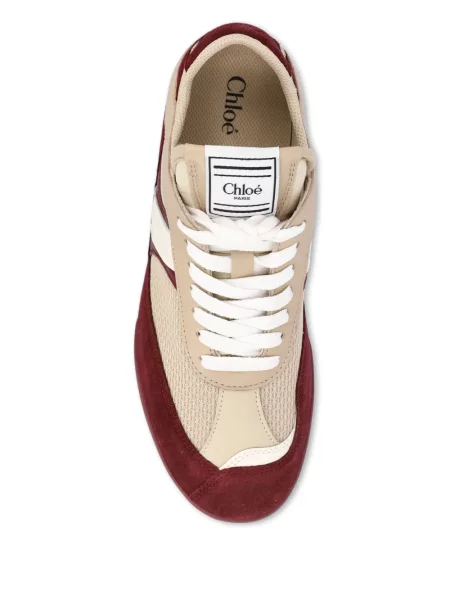 Sneakerși Chloé din piele de căprioară
