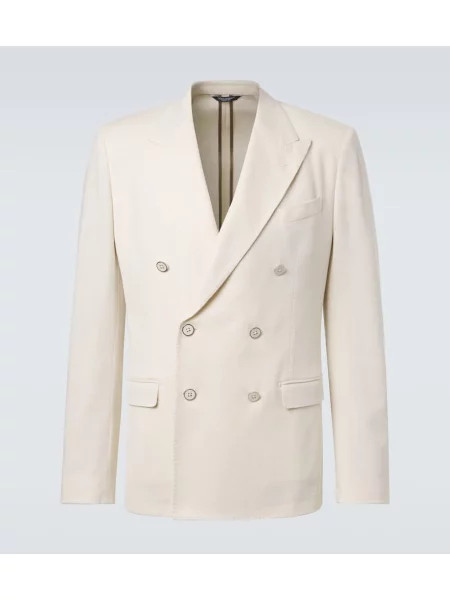 Sacou Dolce&gabbana din jerseu alb