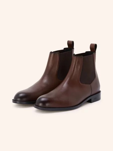Chelsea boots Boss hnědé