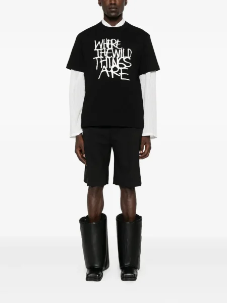 Tricou Sacai cu imagine negru