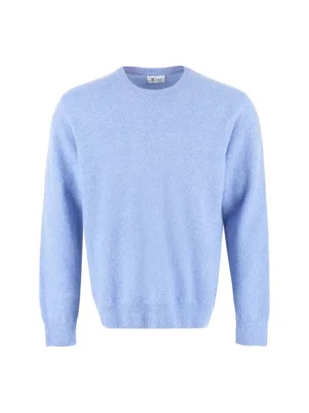 Sweter The (alphabet) z kaszmiru niebieski