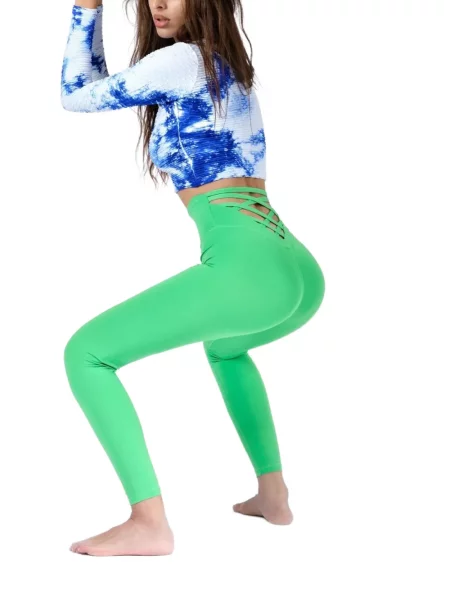 Leggings Tessitura verde