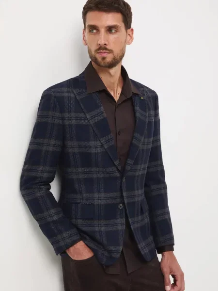 Medicine sacou marin albastru