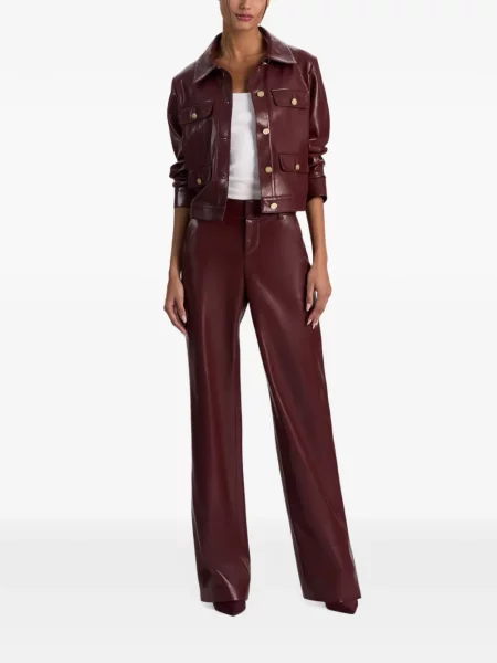 Pantaloni Alice + Olivia roșu